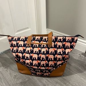 Stella and Dot Expandable Elephant Bag
